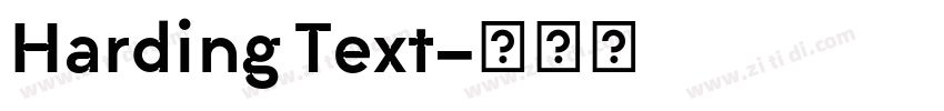 Harding Text字体转换